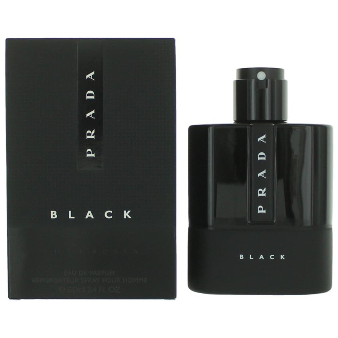 Prada Luna Rossa Black by Prada, 3.4 oz EDP Spray for Men Prada Luna Rossa Black by Prada, 3.4 oz EDP Spray for Men